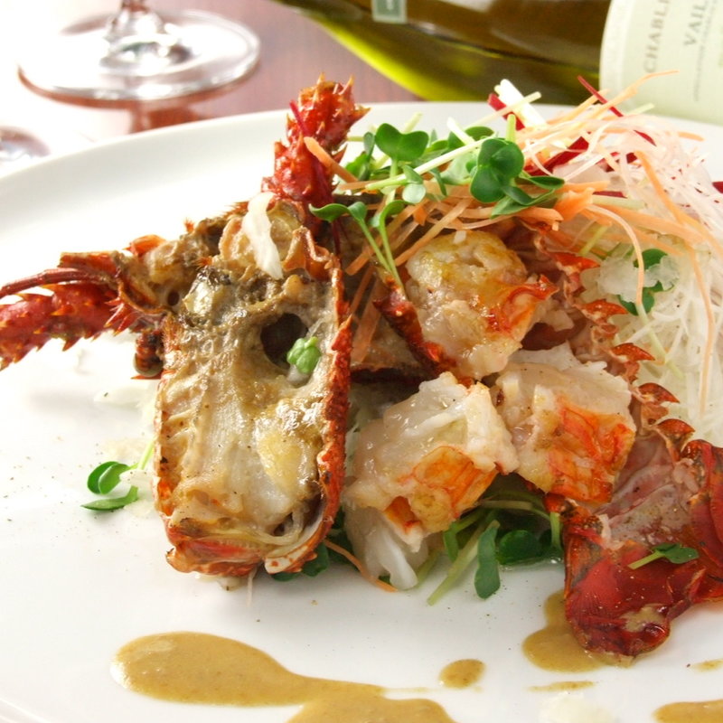 伊勢海老の鉄板焼(鉄板焼 織部 )