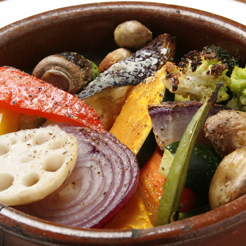 グリル野菜のバーニャカウダー(plates広尾本店)