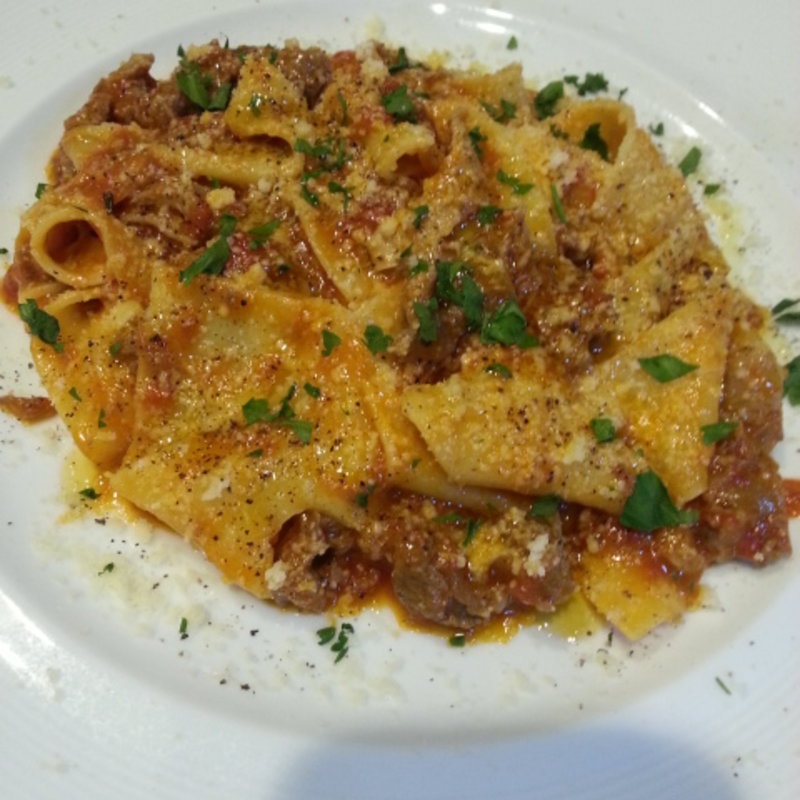 牛筋煮込みパスタ(papasan)