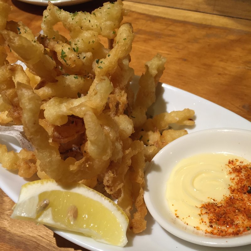 するめのビール天ぷら(おいない市場小路 四条烏丸店 （おいないいちばこうじ）)