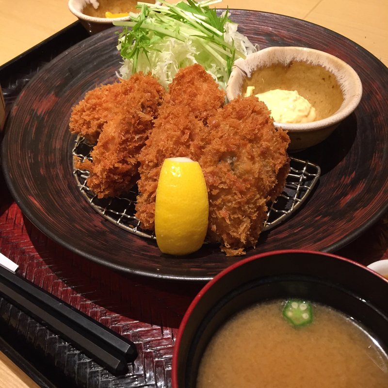 広島産カキフライ6個盛り(大戸屋ごはん処 国分寺南口店)