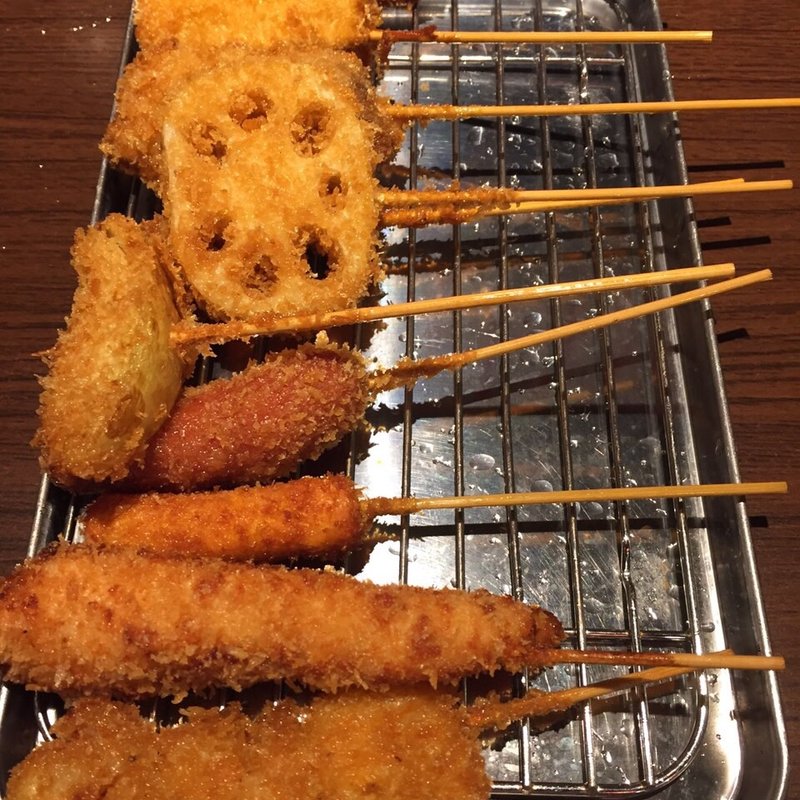 串カツ盛り合わせ(10種)(まじめや 桂店 )