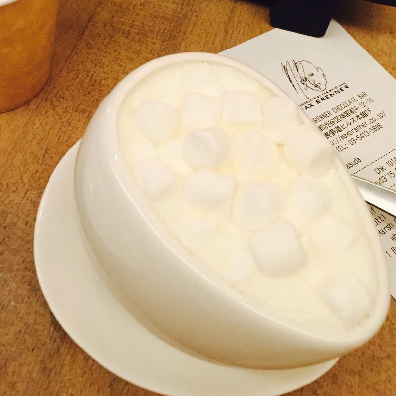 マシュマロチョコレート(MAX BRENNER CHOCOLATE BAR表参道ヒルズ)