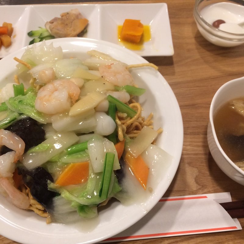 海鮮あげ面(中華ダイニング高格)