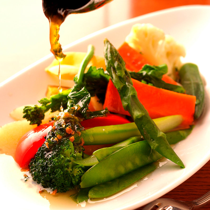 温野菜のバーニャカウダー(plates広尾本店)