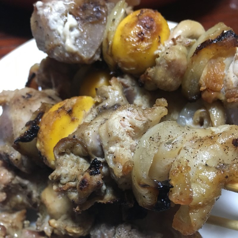 もつ　1本(やき鳥 たつみ )