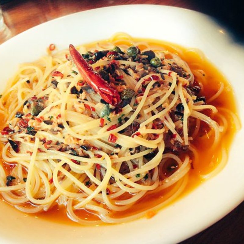 塩パスタ(日本橋 イタリアン レストラン Che Voglia! 三越前 コレド室町1(ワイン｜ワインバー))