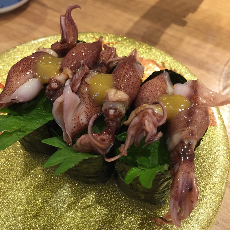 蛍烏賊(氷見きときと寿司　氷見本店)