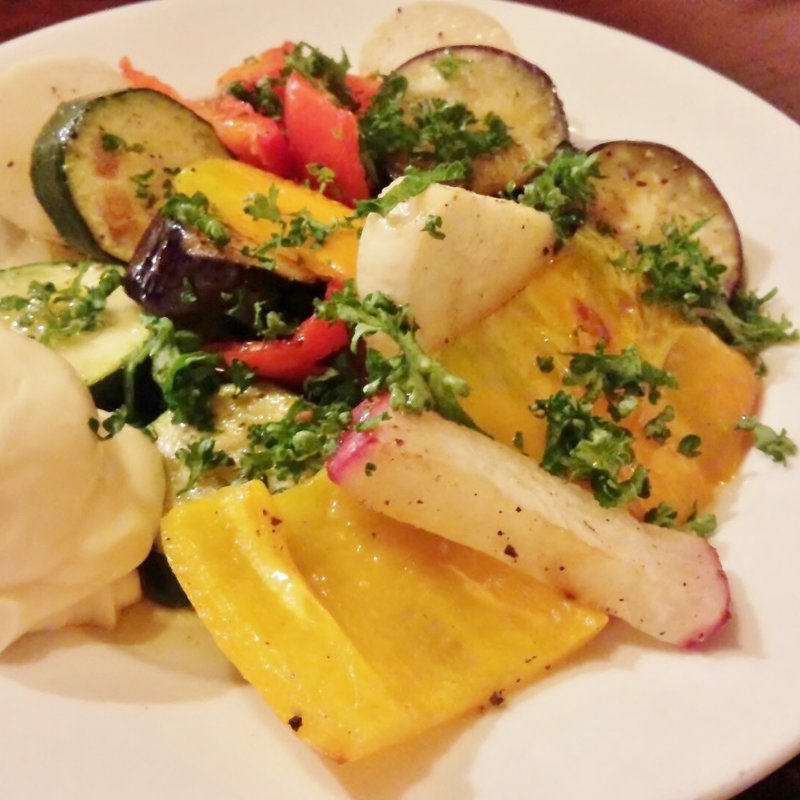 旬の焼き野菜　アリオリソース(Bar Nogawa)