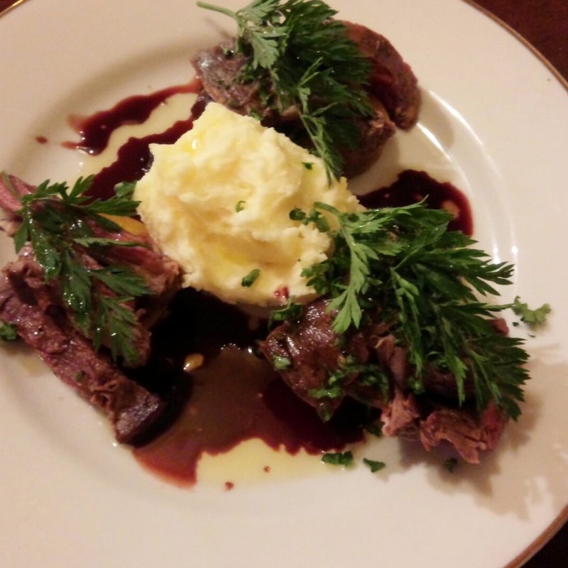 牛ハラミステーキ(Bar Nogawa)