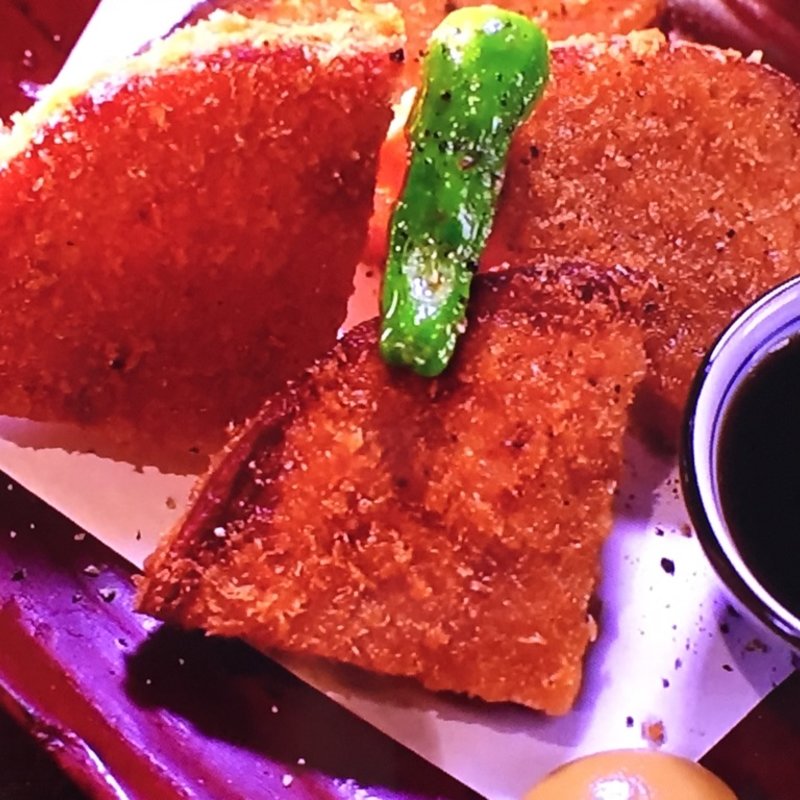 昔なつかしハムカツ(大衆酒場ながはま)