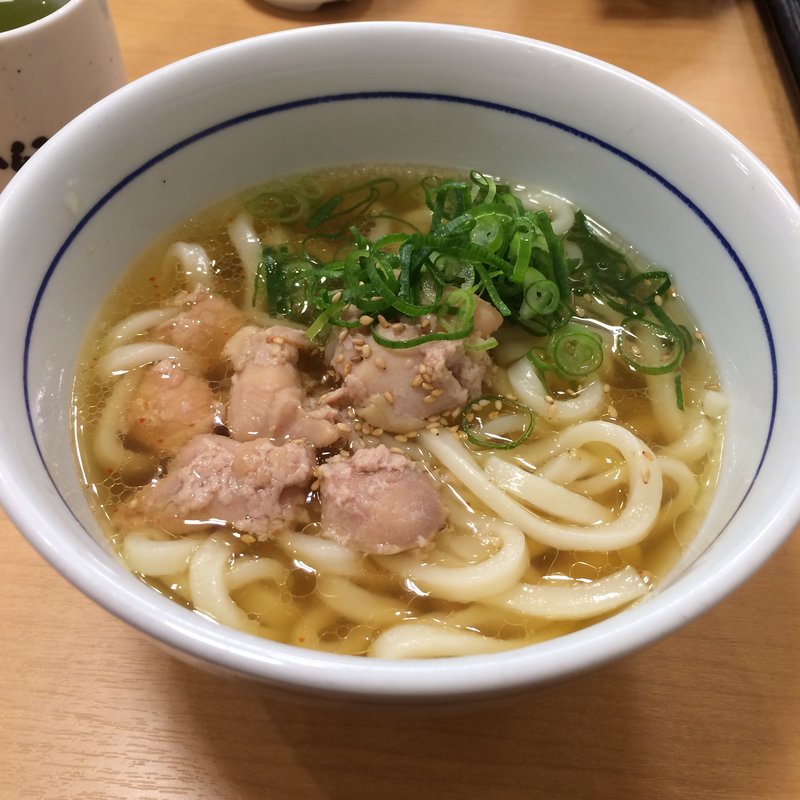 鳥塩うどん(なか卯)