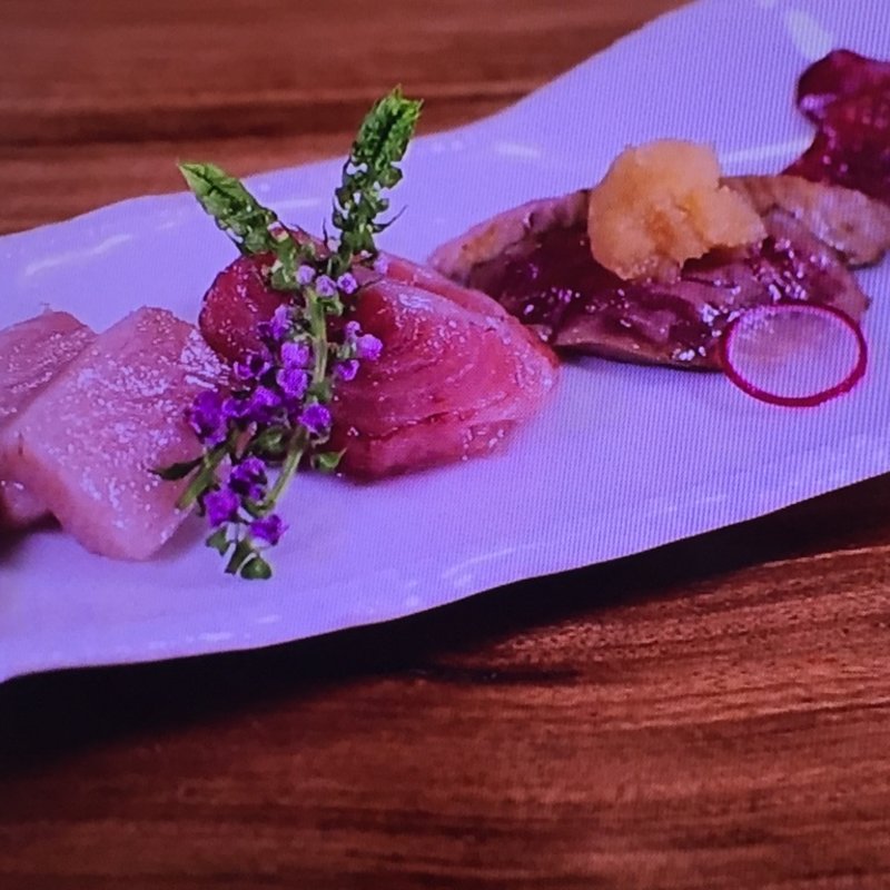 本まぐろお造り盛り合わせ(喜多郎寿し お初天神店)