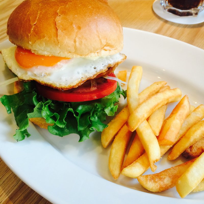 照り焼きバーガー(モスプレミアム 千駄ヶ谷店)