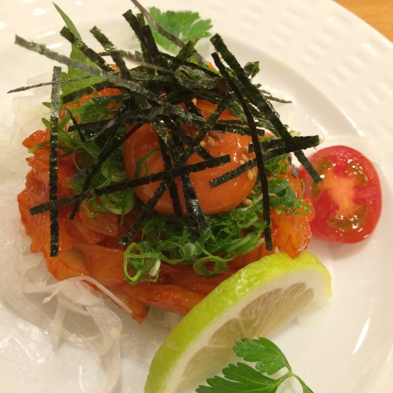 イカユッケ(すし和食のお店田まい （たまい）)