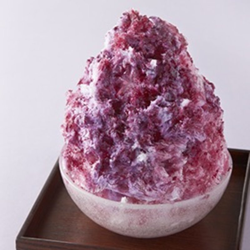 天然氷の削り氷　長野パープル(カフェ ソラーレ Tsumugi LUCUA店 （カフェソラーレ ツムギ）)