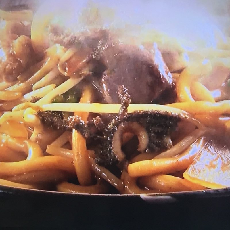 津山ホルモンうどん(ばんざいキッチン きび )