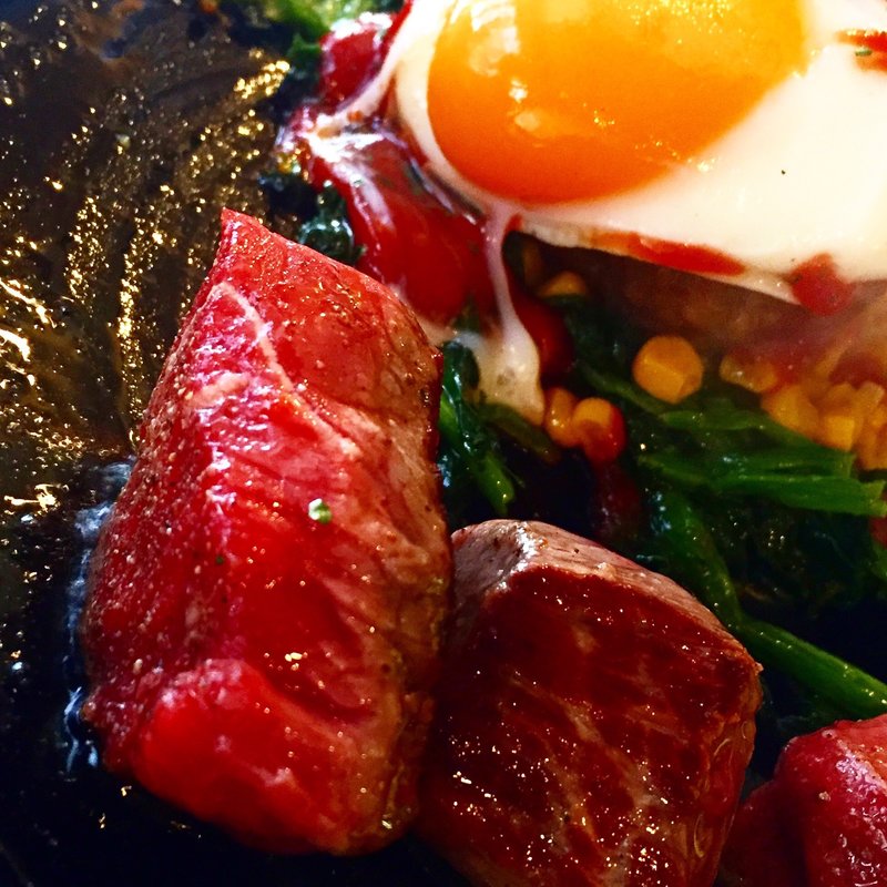 ランプとハンバーグ(PICANHA)