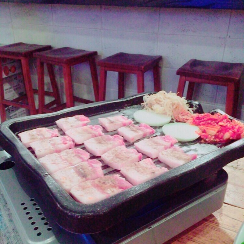 サムギョプサルセット(韓国料理 ウリジップ)