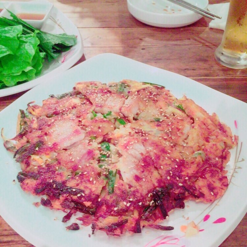 キムチチーズチヂミ(韓国料理 ウリジップ)