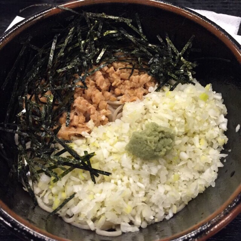 納豆そば(そば辰 本店)