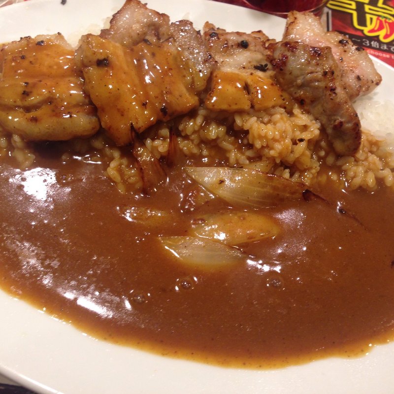 豚バラステーキカレー、チョイ辛(辛蜜屋 )