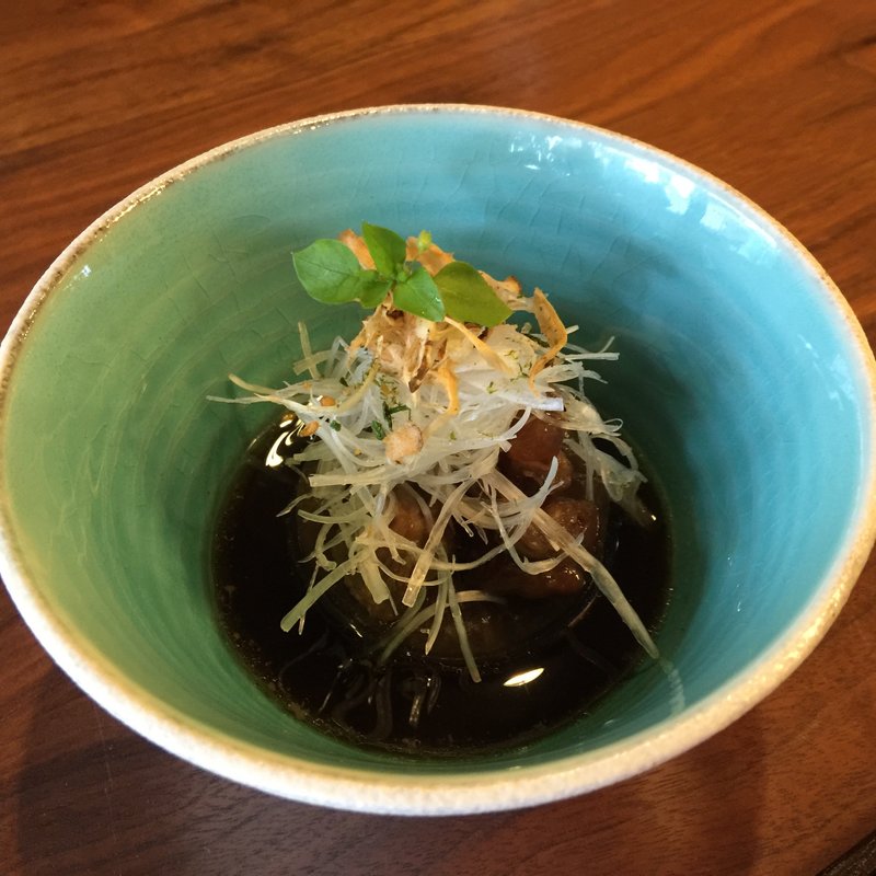 大根と但馬牛のスジ煮込み(ささらい )