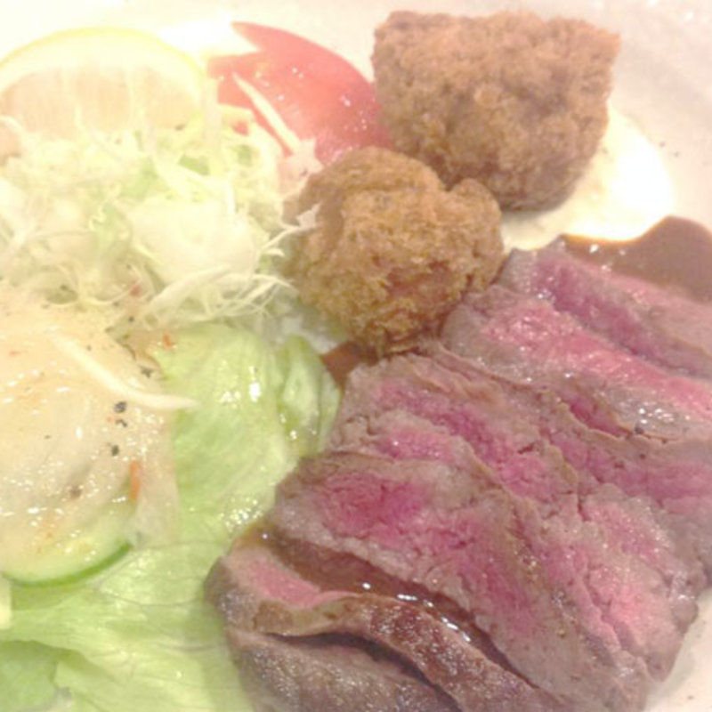 メンチカツとステーキ(レストラン神谷 )