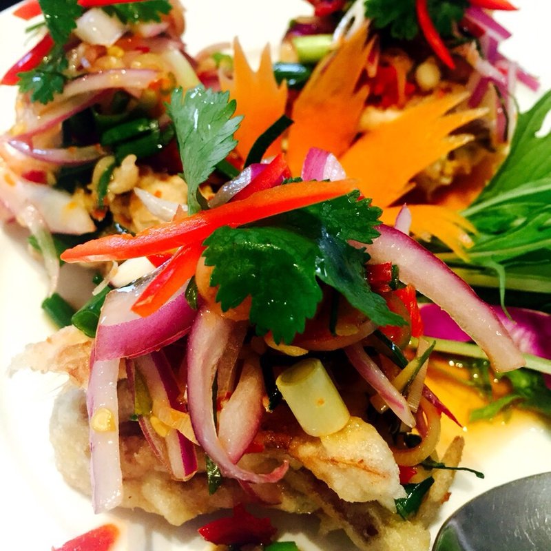 プーニムトードカテイアムプリックタイ(バンコクキッチン 自由が丘店 （Bangkok Kitchen）)