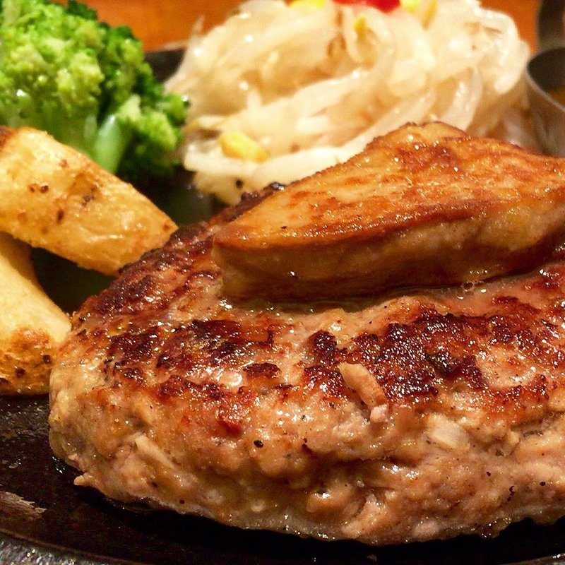 フォアグラハンバーグ(グリルカキヤス)