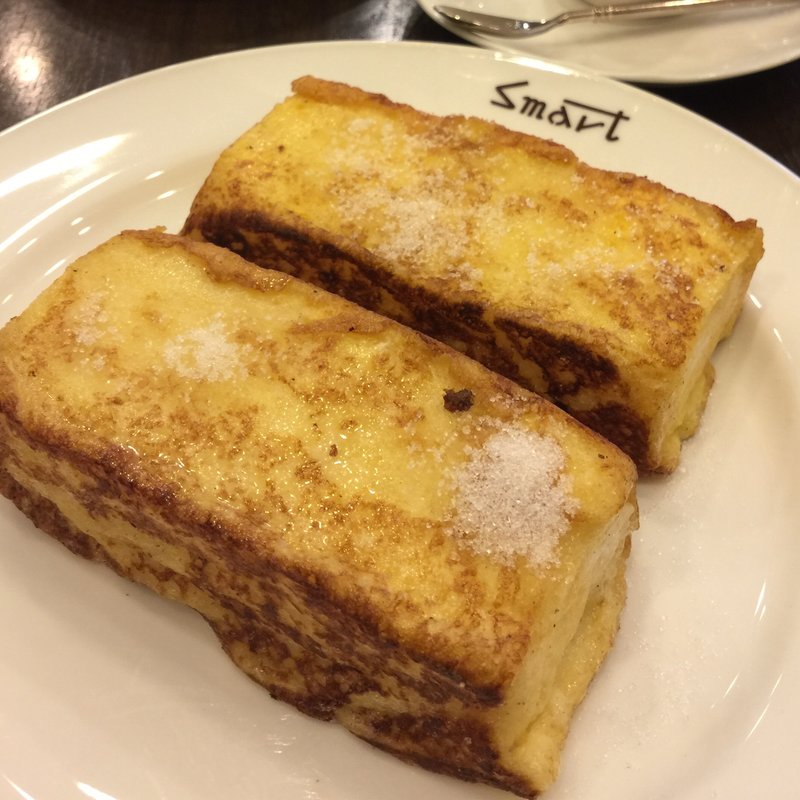 フレンチトーストと飲み物(スマート珈琲店 太秦店 （スマートコーヒーテン）)
