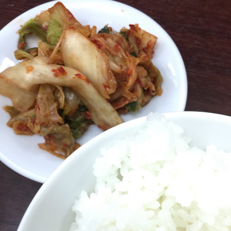 キムチ＋ごはん(おかわり自由)(香来 中央市場店 （コウライ）)
