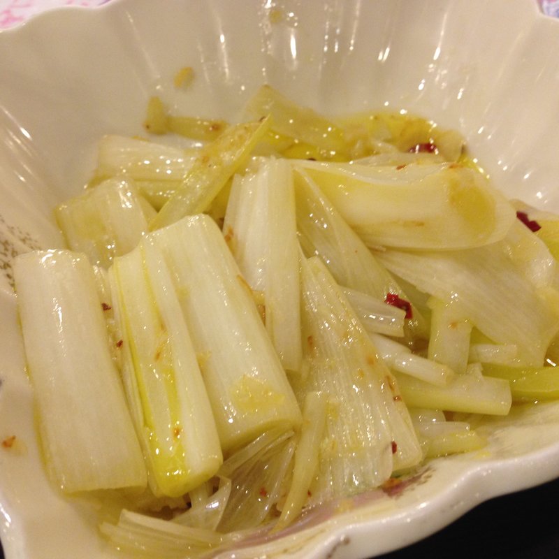 長ねぎのペペロンチーノ(浜焼き海鮮居酒屋 大庄水産 武蔵境店)