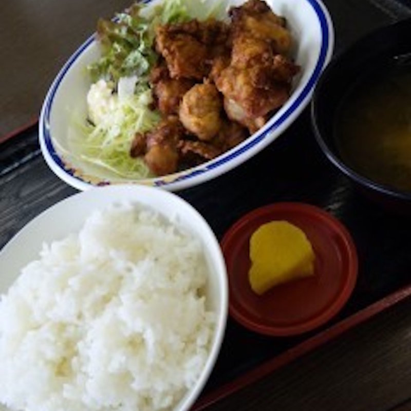 鶏もも唐揚げ定食(はやし )