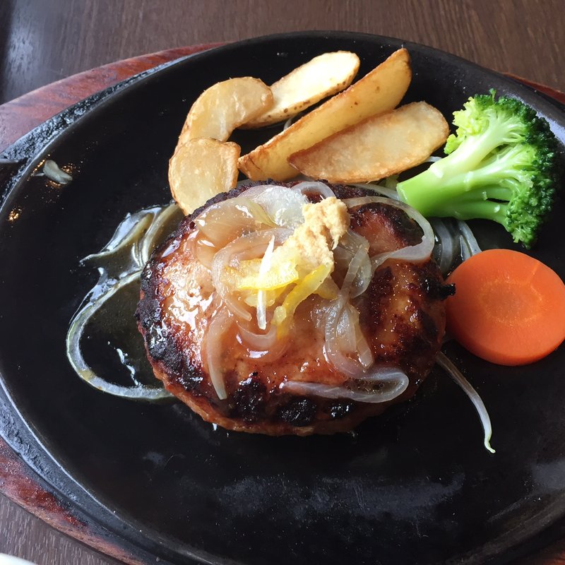 和風ハンバーグランチ(ステーキ＆サラダバー食べ放題 あさくま)