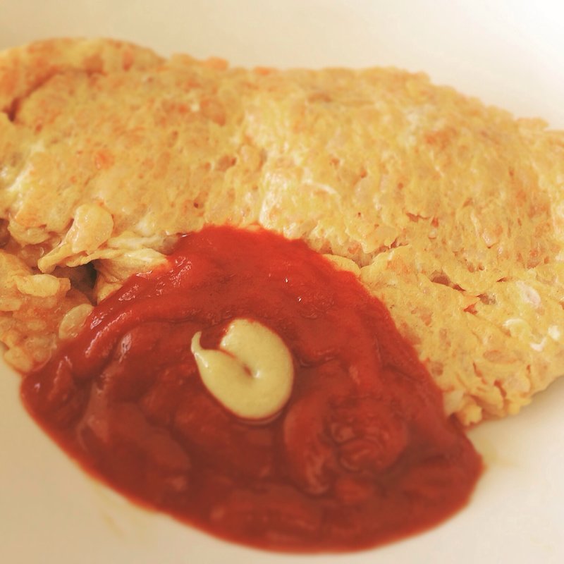 巻かないオムライス(自宅)