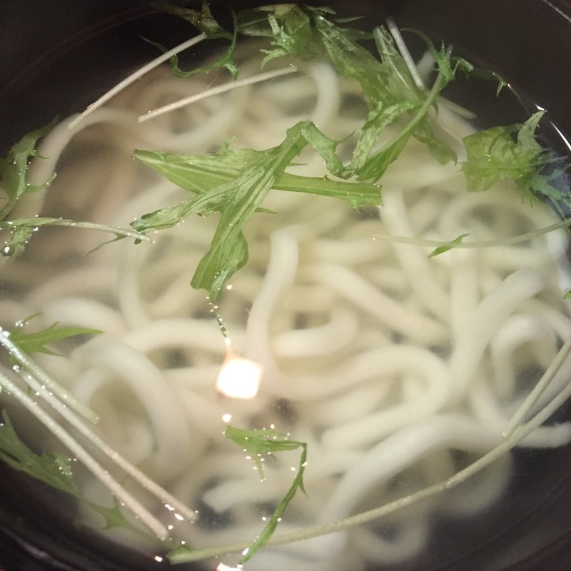 釜揚げうどん(ねぎ太郎 第一ホテル店)