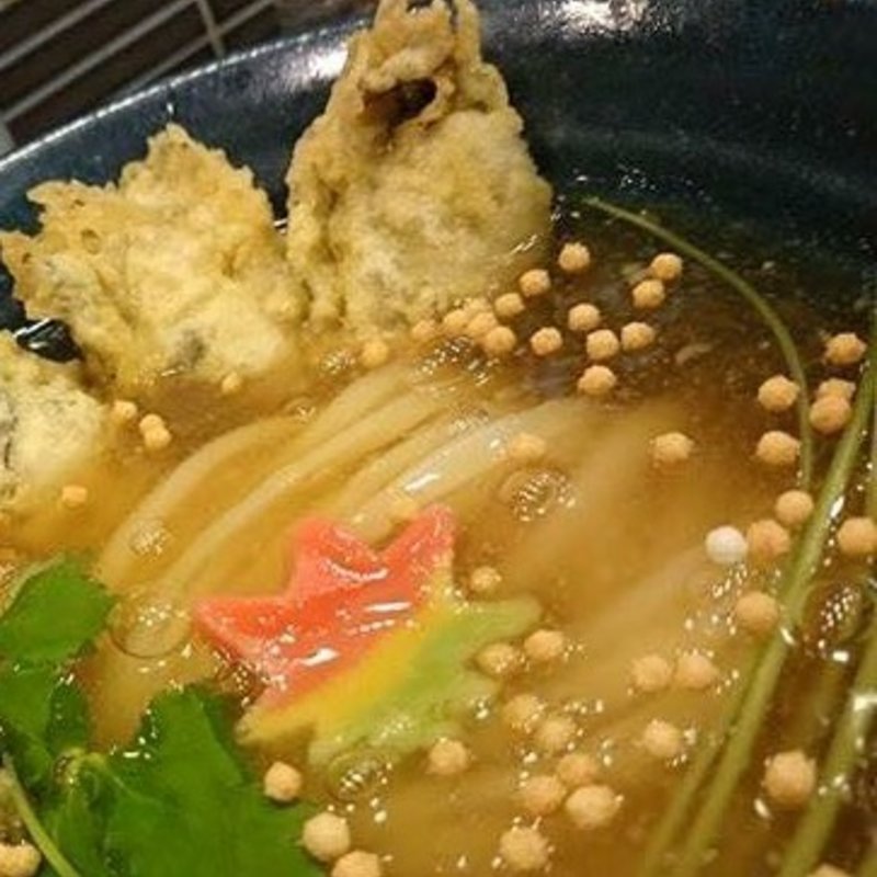 かき天みぞれあんかけうどん(うどん工房 悠々)