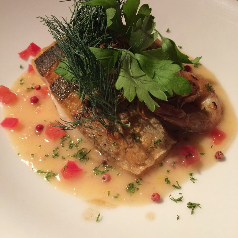 スズキの白ワインバターソース(PURELY)