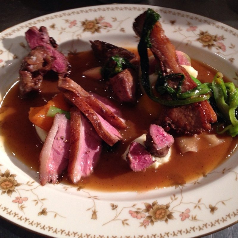 ランド産ハトのロースト(プールトワ)