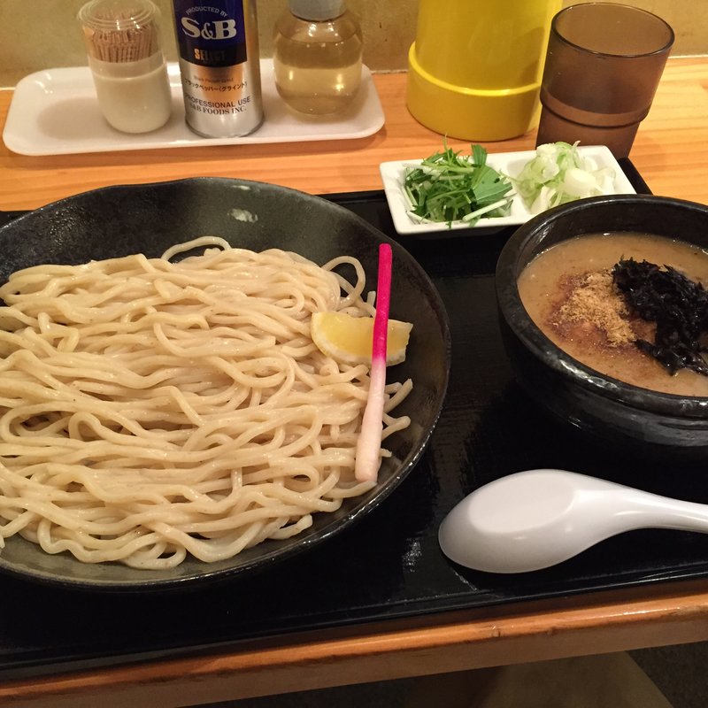 濃厚鶏白湯かしわつけ麺☆Sio(朝日屋 （あさひや）)