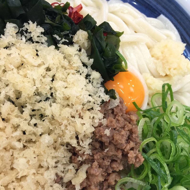 台湾まぜうどん(小麦冶 甘木店)