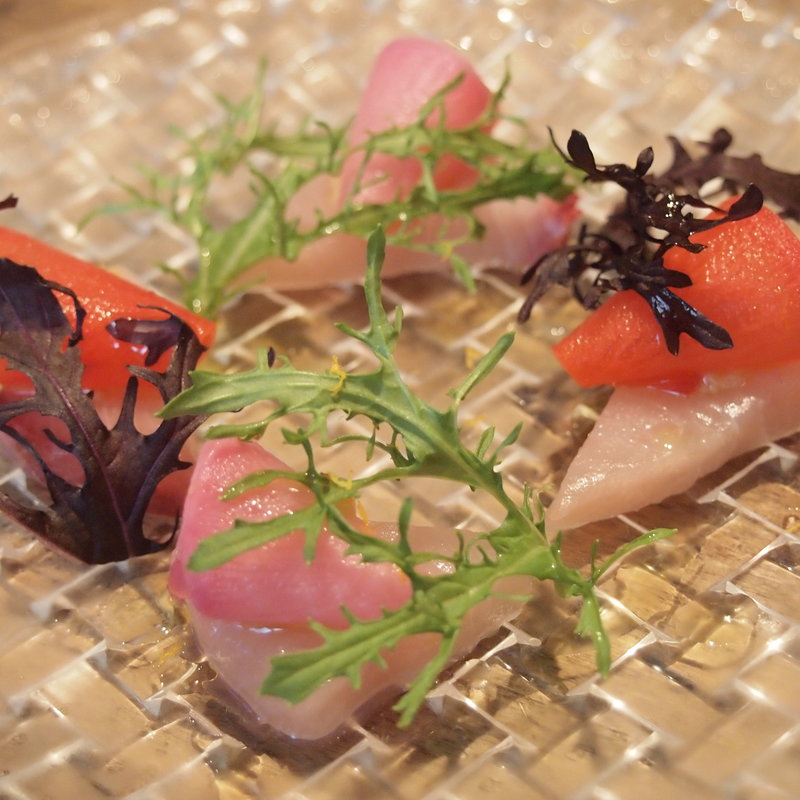 カンパチのカルパッチョ(プリンチピオ)