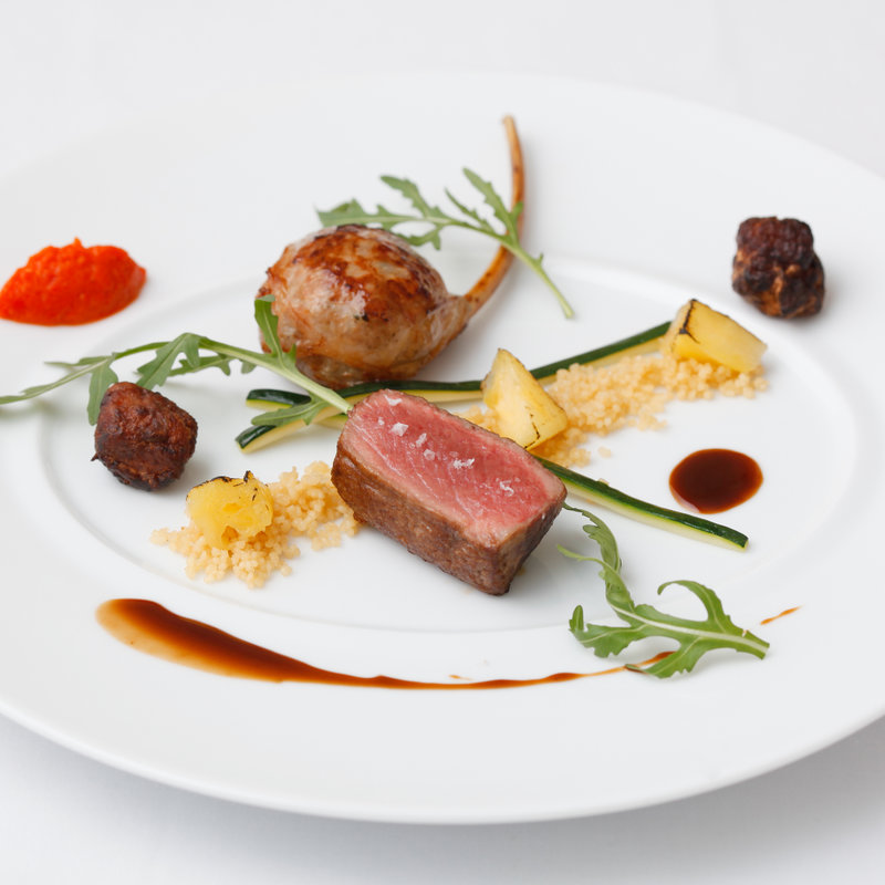 和牛のグリル　マデラーソース(L’enfant coeur et coeur ランファン クーエクー)