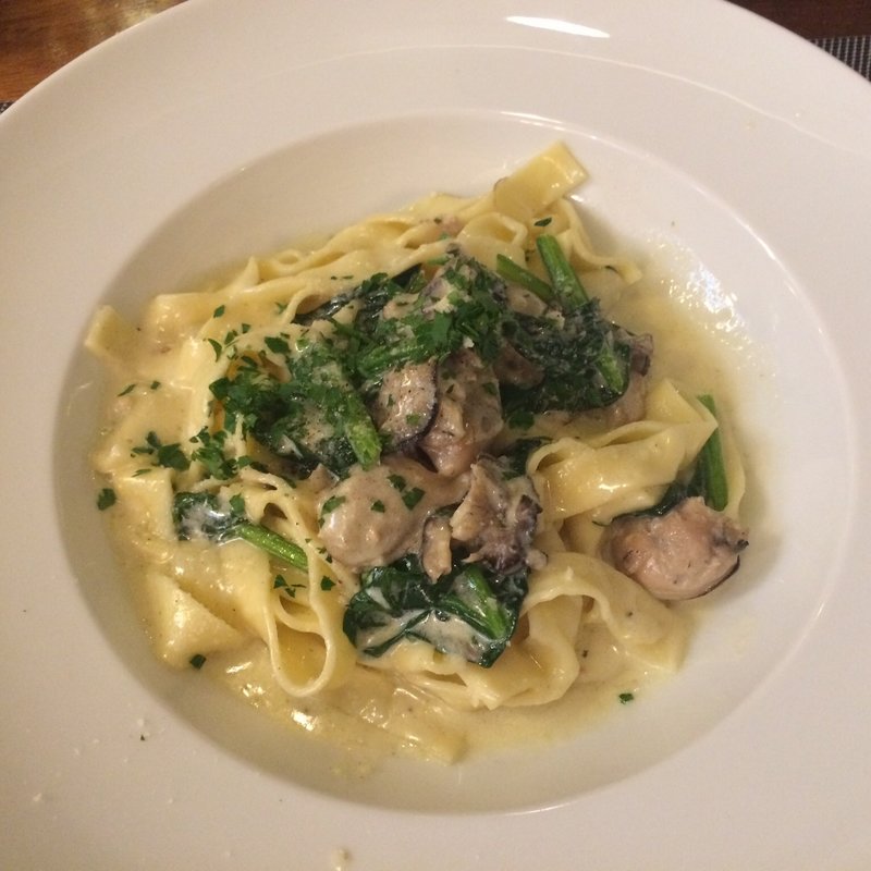 パスタランチ（牡蠣と菜の花のタリアテッレ）(RISTORANTE La Ciau)