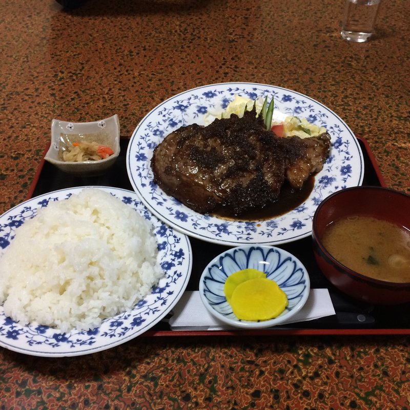 ステーキ定食(工藤精肉店食堂部 （工藤食堂）)