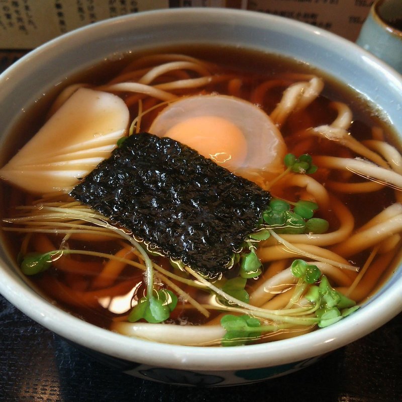 月見うどん(味奈登庵 本町店)