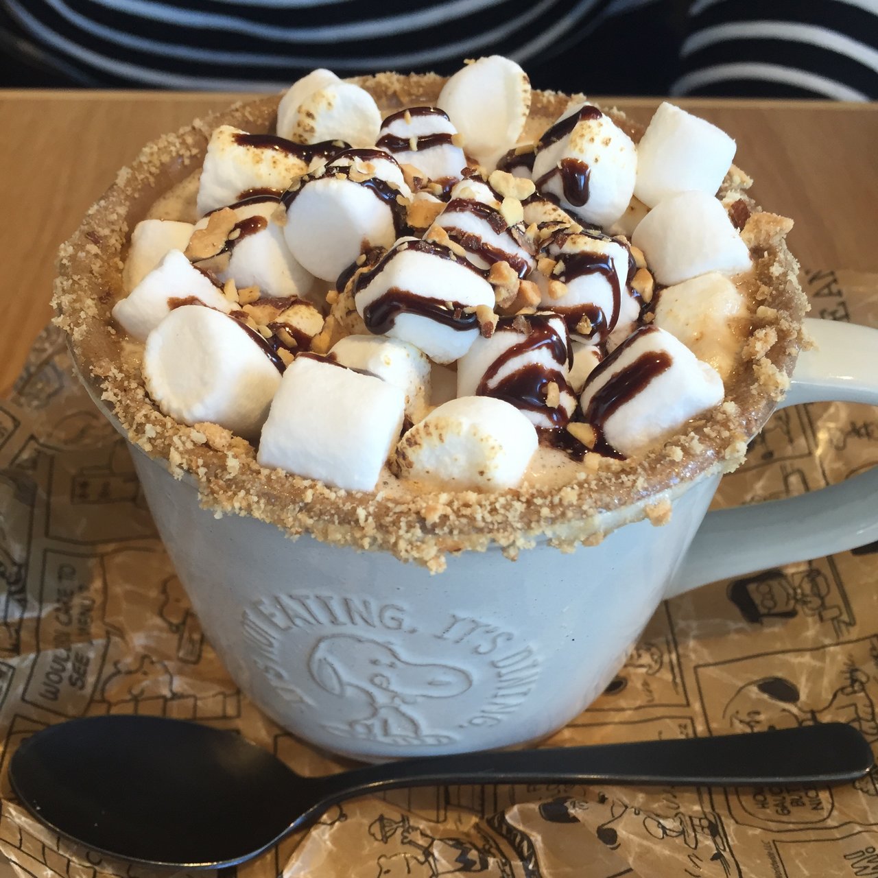 焼きマシュマロラテ Peanuts Cafe の口コミ一覧 おいしい一皿が集まるグルメコミュニティサービス Sarah
