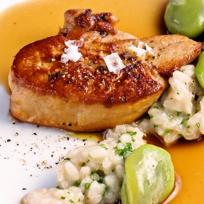 フォアグラのグリル(L’enfant coeur et coeur ランファン クーエクー)