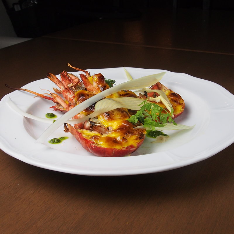 オマール海老のグラタン(会席イタリアン Ohashi 銀座店)